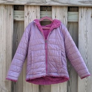 Girls North face winter coat